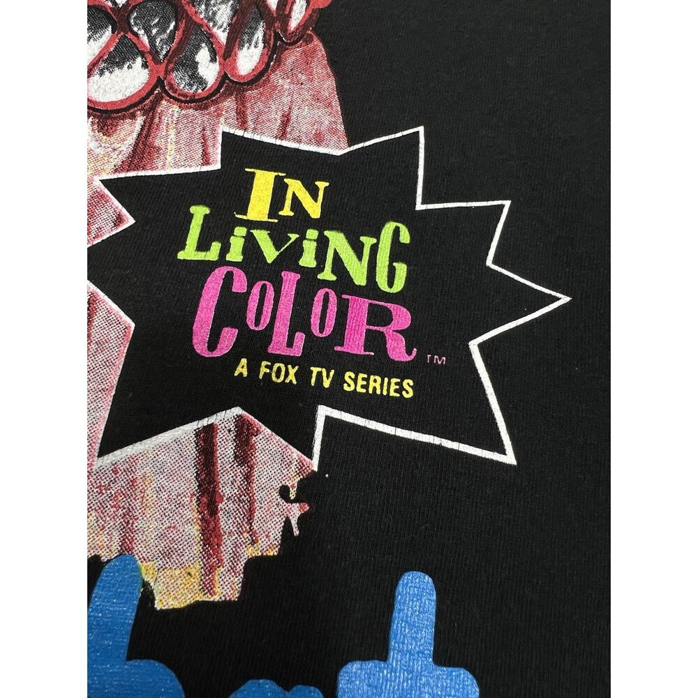 Vtg 1990 In Living Color Homey D Clown Shirt XL Fruit of the Loom Flag Tag USA - Picture 5 of 15